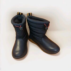 Joules Coniston Winter Rain Boots Womens 6 Blue Insulated Welly Slip On